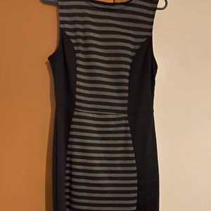 Black and grey dress